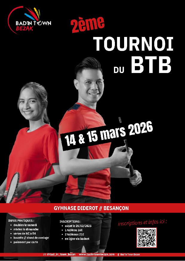 Tournoi officiel du BTB - 2e édition